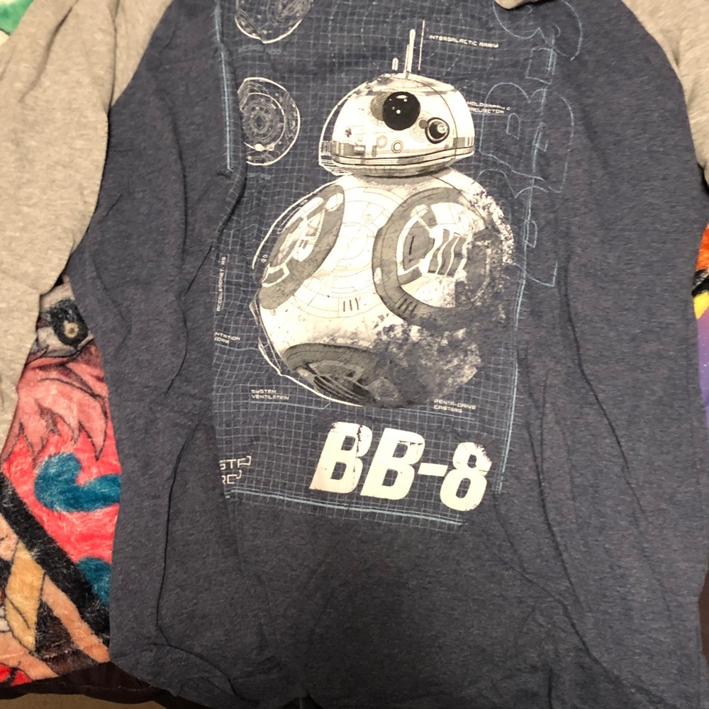 Star Wars BB-8 men  Shirt - Blue and Gray